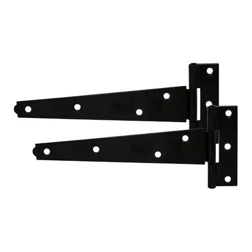 Light Tee Hinge Pair Black