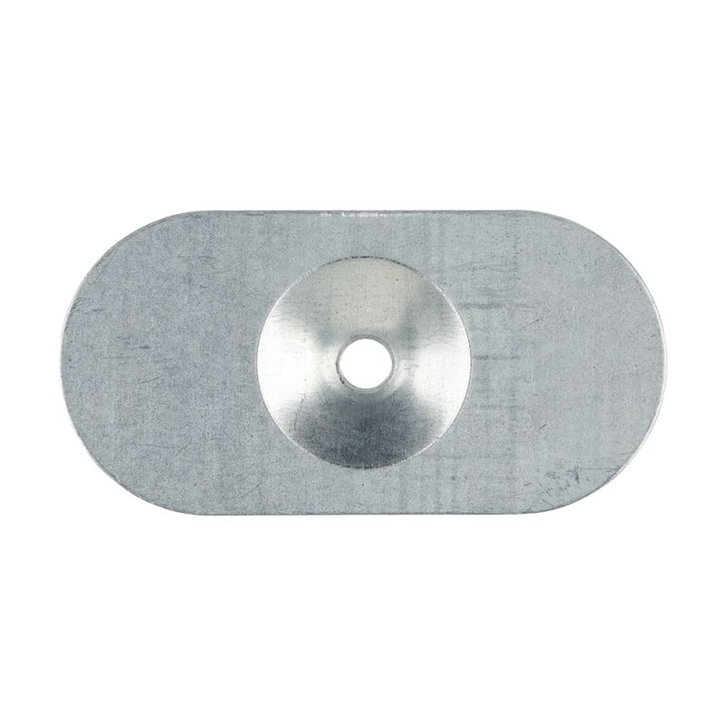 Metal Oval Stress Plate GALV