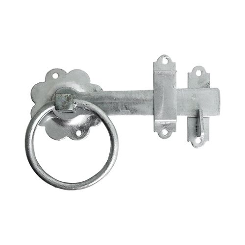 Twisted Ring Gate Latch Black