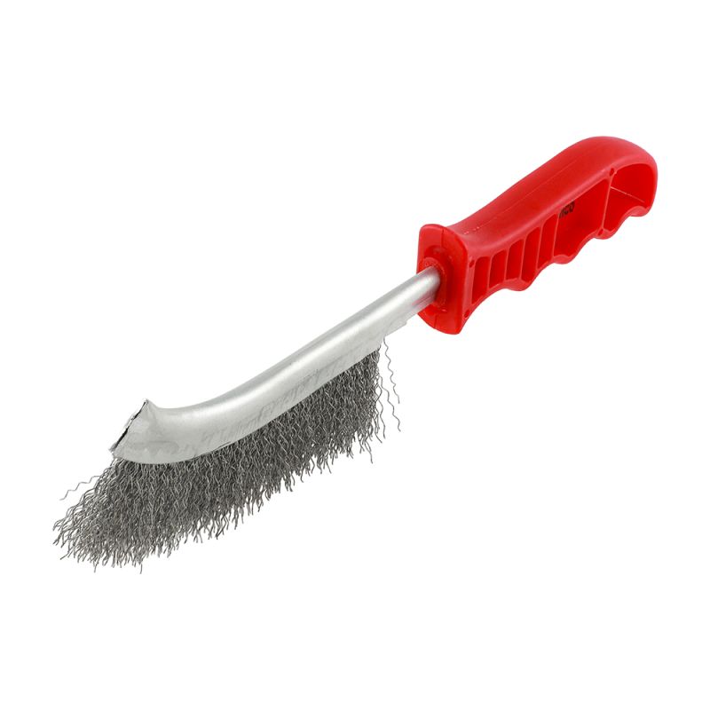 Blue Handle Wire Brush S/Steel