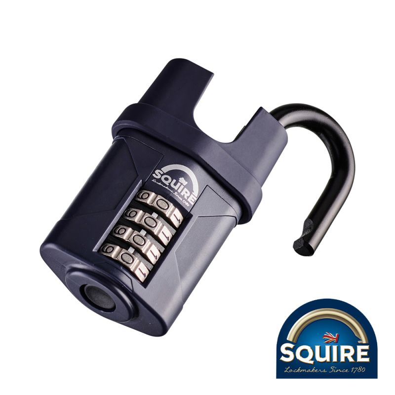 Combi Padlock Steel C/Shackle
