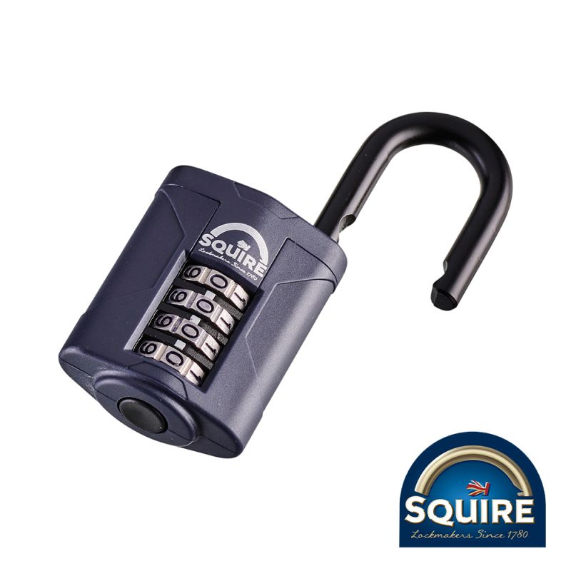 Combi Padlock Steel O/Shackle