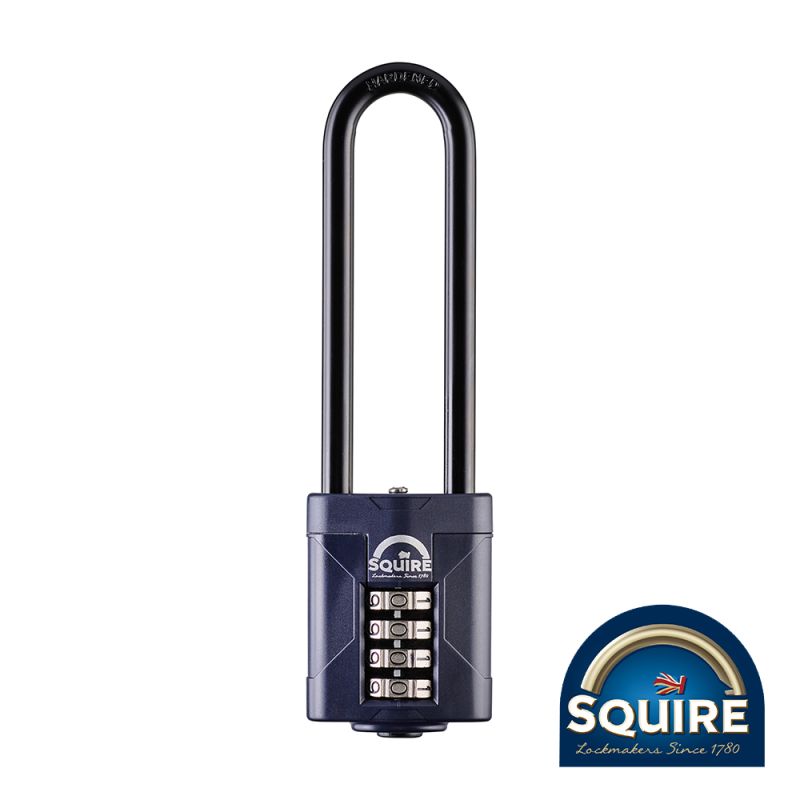 Combi Padlock Steel 2.5