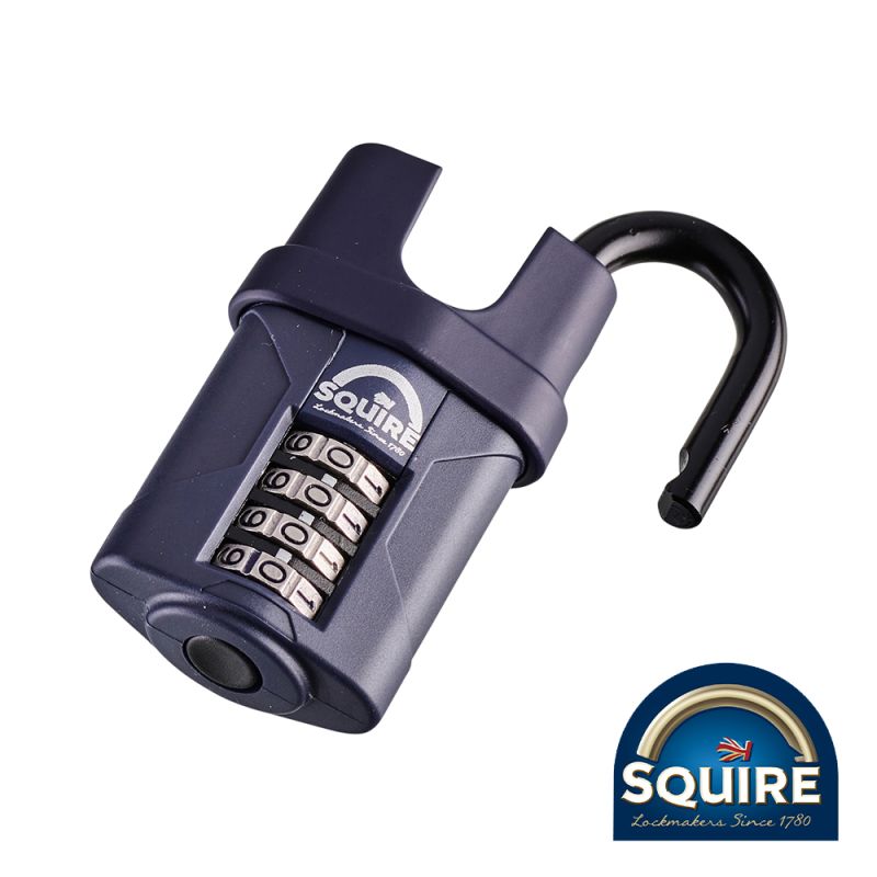 Combi Padlock Steel C/Shackle