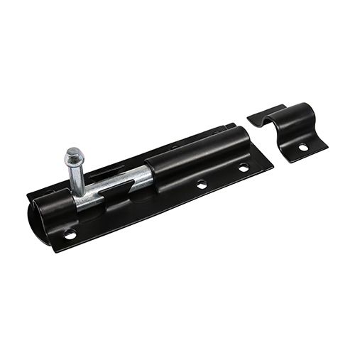Straight Tower Bolt Black