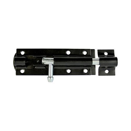 Straight Tower Bolt Black