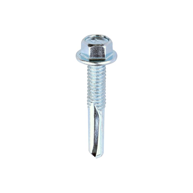 Hex Screw S/DRILL No5 Zinc