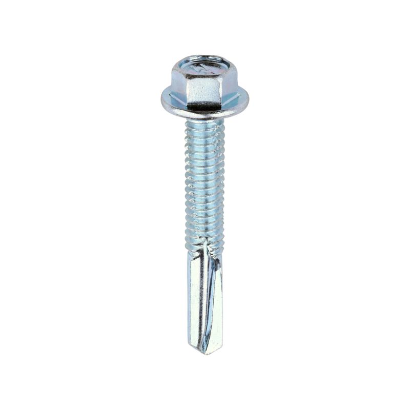 Hex Screw S/DRILL No5 Zinc