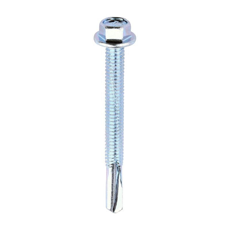 Hex Screw S/DRILL No5 Zinc