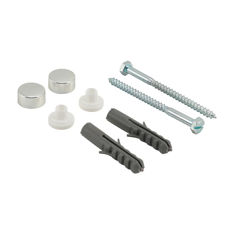 Pan / Bidet Fixing Kit Chrome