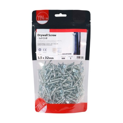 S/Drill Drywall Screw PH2 -BZP