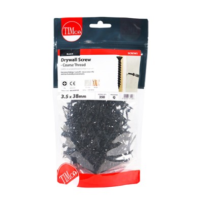 Coarse Drywall Screw PH2 - BLK