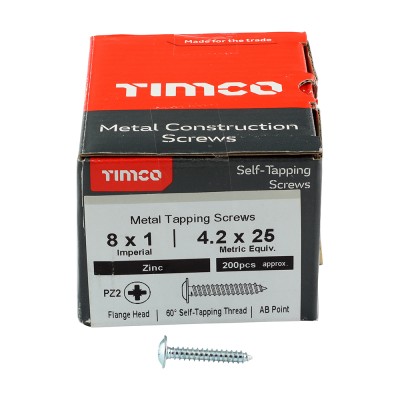 S/Tapping Screw PZ2 FLG Zinc