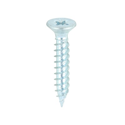 Twin Woodscrew PZ2 CSK Zinc