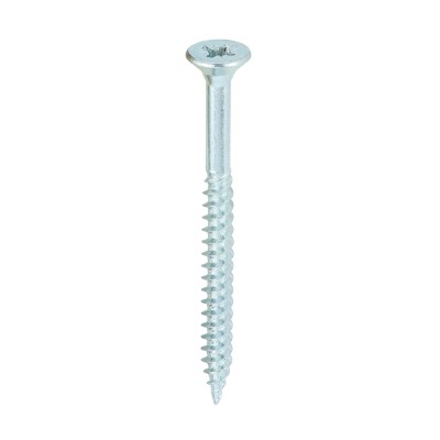 Twin Woodscrew PZ2 CSK Zinc