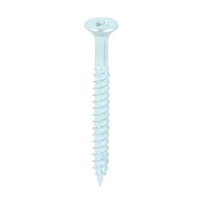 Twin Woodscrew PZ2 CSK Zinc