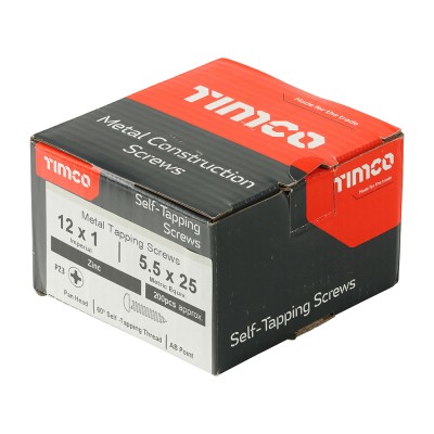 S/Tapping Screw PZ3 PAN Zinc