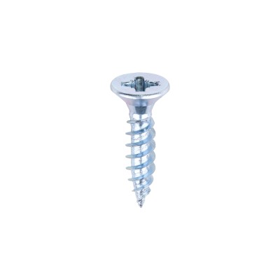 Twin Woodscrew PZ3 CSK Zinc