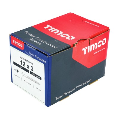 Twin Woodscrew PZ3 RND Zinc