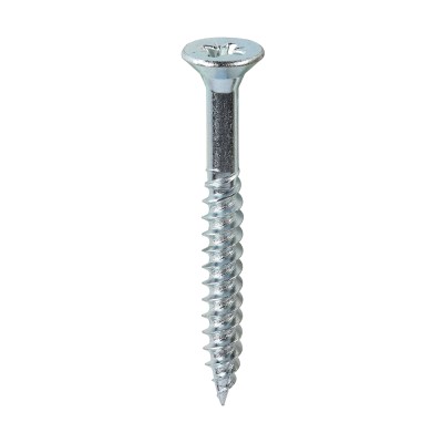Twin Woodscrew PZ3 CSK Zinc