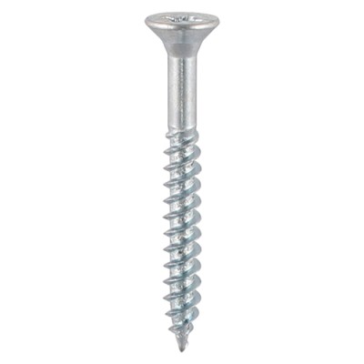 Twin Woodscrew PZ3 CSK Zinc