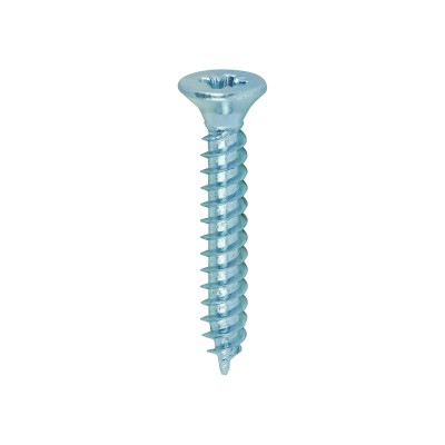 Twin Woodscrew PZ1 CSK Zinc