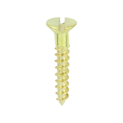Brass Timber Screw SLOT CSK