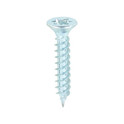 Twin Woodscrew PZ2 CSK Zinc