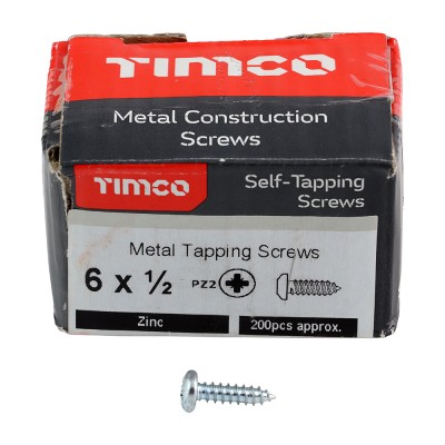 S/Tapping Screw PZ2 PAN Zinc