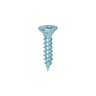 Twin Woodscrew PZ2 CSK Zinc