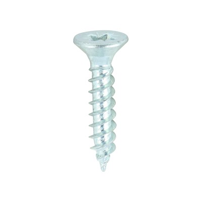 Twin Woodscrew PZ2 CSK Zinc