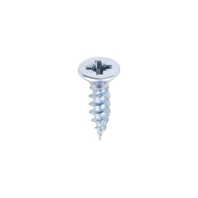 Twin Woodscrew PZ2 CSK Zinc