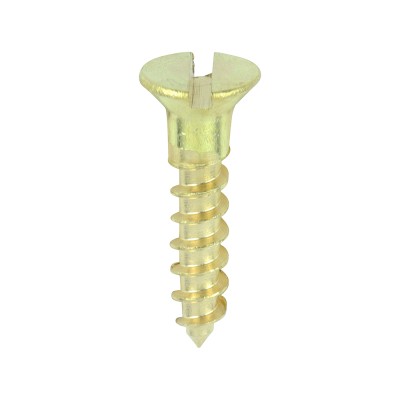 Brass Timber Screw SLOT CSK