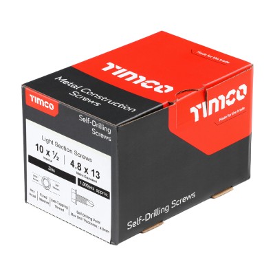 Hex Screw S/DRILL No3 Zinc