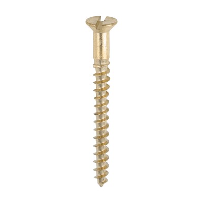 Brass Timber Screw SLOT CSK