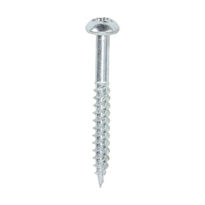 Twin Woodscrew PZ2 RND Zinc