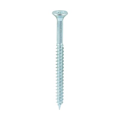 Twin Woodscrew PZ2 CSK Zinc