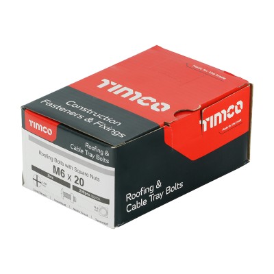 Roofing Bolt & SQ Nut Zinc