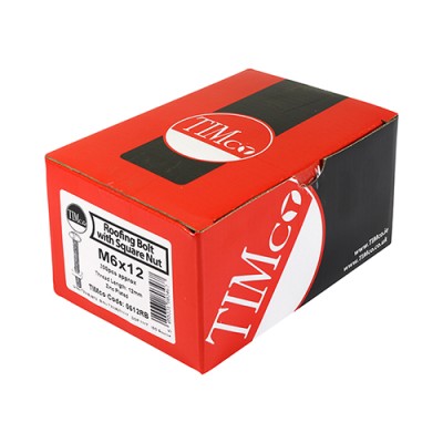 Roofing Bolt & SQ Nut Zinc
