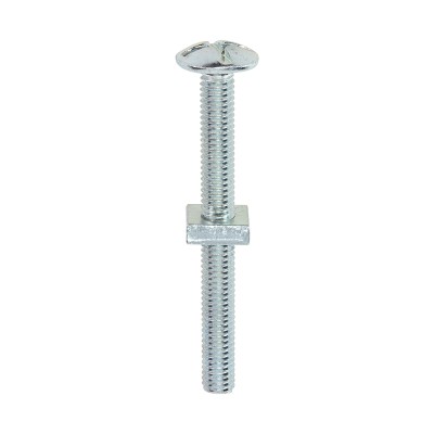 Roofing Bolt & SQ Nut Zinc