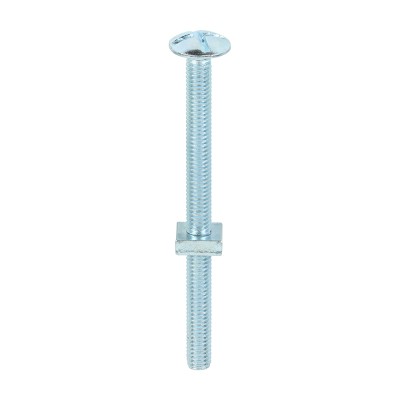 Roofing Bolt & SQ Nut Zinc