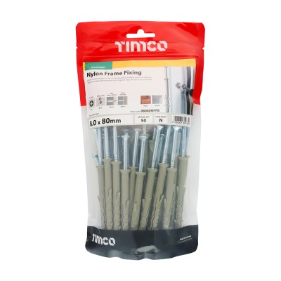Nylon Frame Fixing - BZP