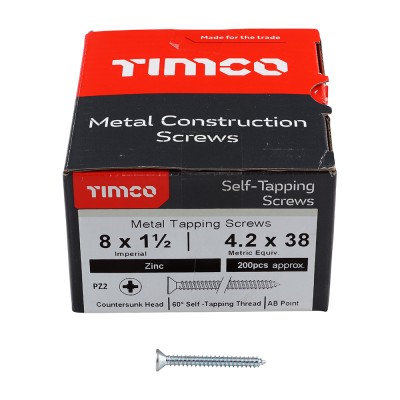 S/Tapping Screw PZ2 PAN Zinc