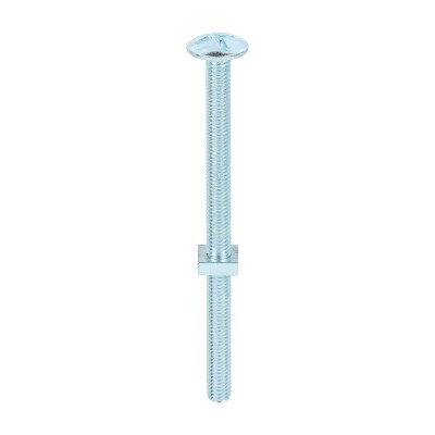 Roofing Bolt & SQ Nut Zinc