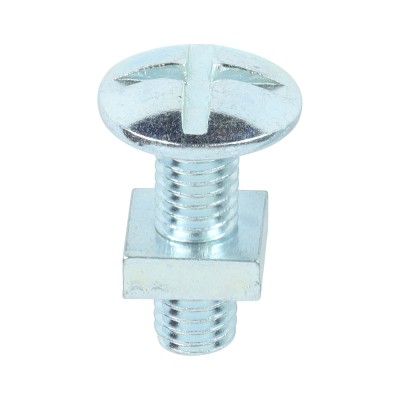 Roofing Bolt & SQ Nut Zinc