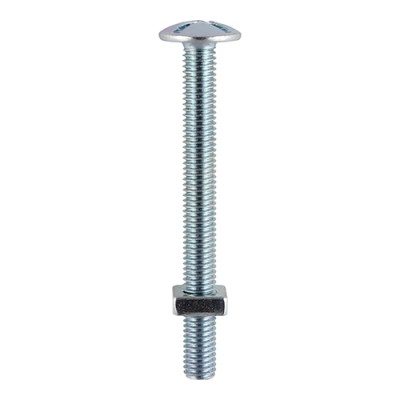 Roofing Bolt & SQ Nut Zinc