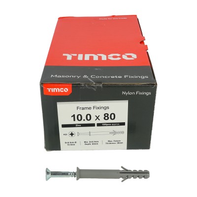 Nylon Frame Fixing - BZP