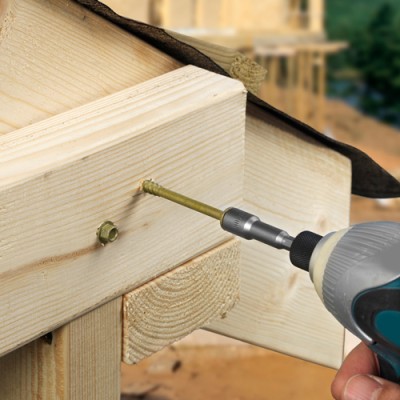 Timber Frame Screw HEX Green