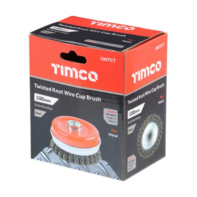 Grinder Twist Wire Cup Brush