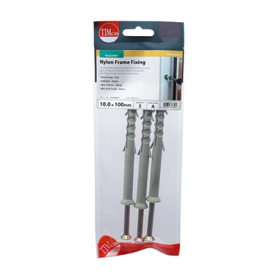 Nylon Frame Fixing - BZP